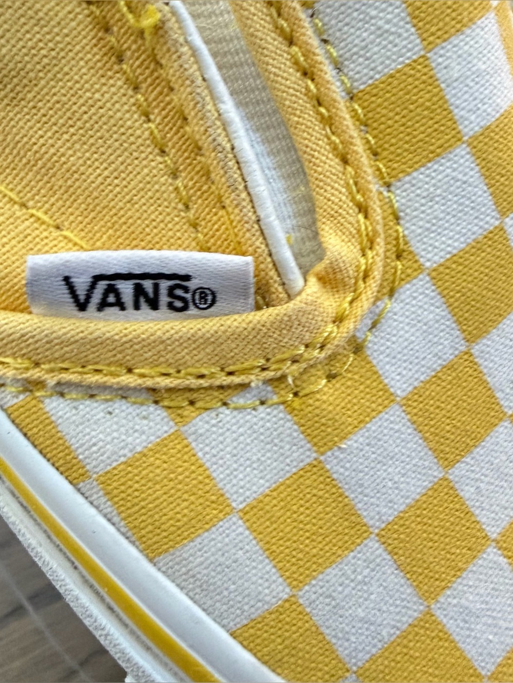 Vans Unisex Size M7/W8.5 Slip-On Checkerboard Casual Retro Skater Sneakers Fun - Picture 7 of 10